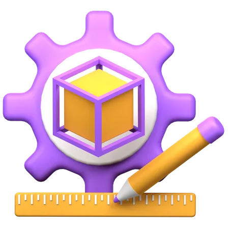 3D Model Measurement  3D Icon
