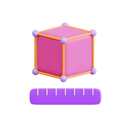 3D Model Measurement  3D Icon