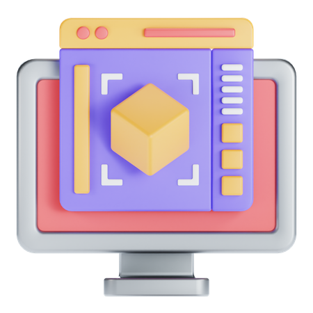 3d modeling  3D Icon
