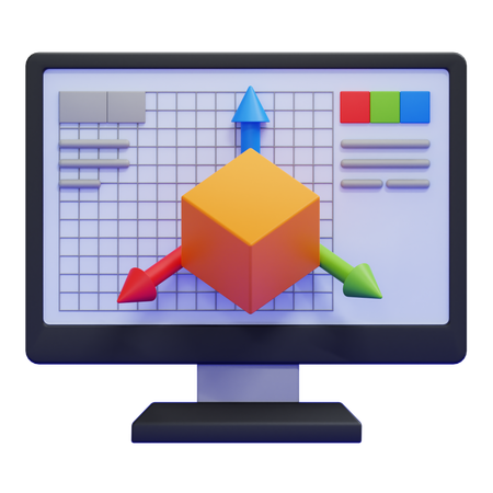 3D Modeling Software  3D Icon