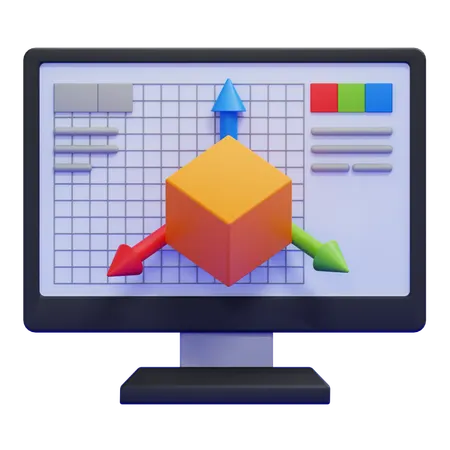 3D Modeling Software  3D Icon