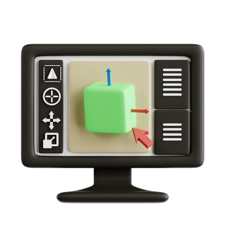 3D Modellierung  3D Icon