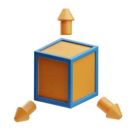 3D-Modellierung  3D Icon