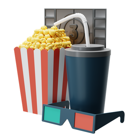 3D Movie  3D Illustration