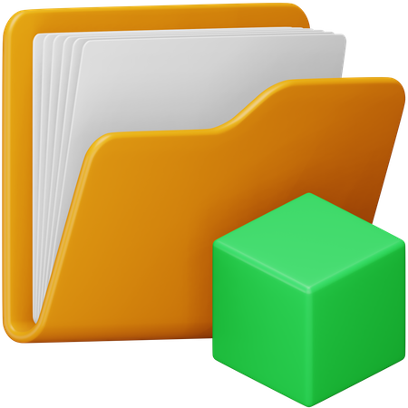 3D Object Folder 3D Icon