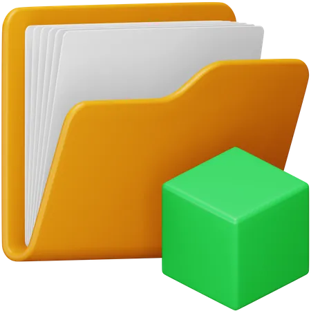 3D Object Folder 3D Icon