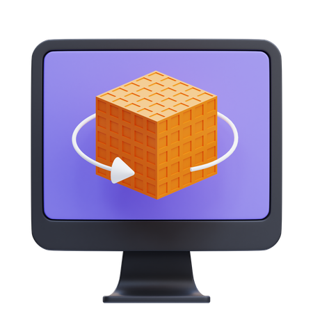 3D Object  3D Icon