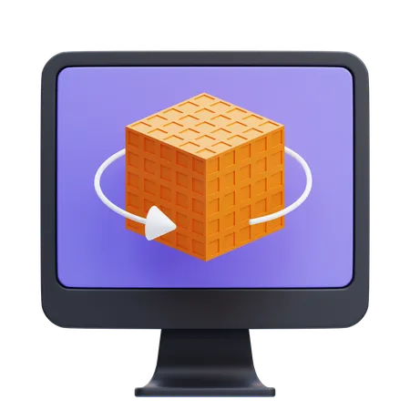 3D Object  3D Icon