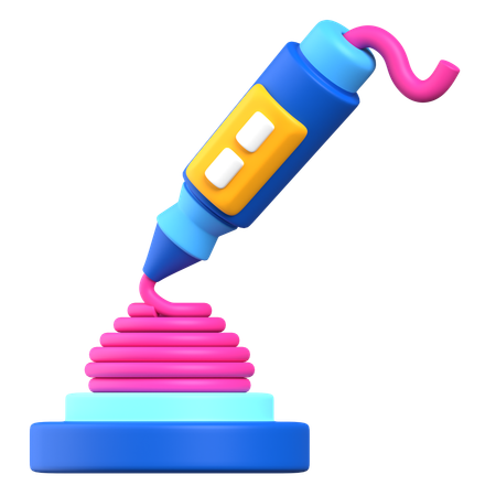 3D Pen  3D Icon