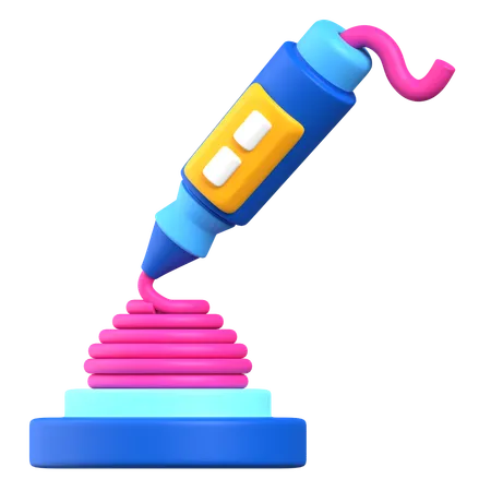 3D Pen  3D Icon