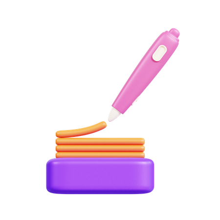 3D Pen  3D Icon