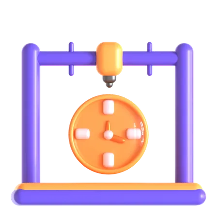 3D Print Time  3D Icon