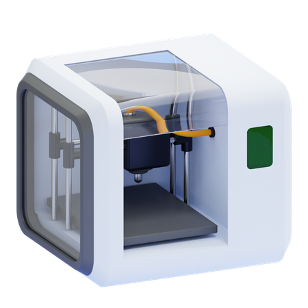 3D Printer  3D Icon