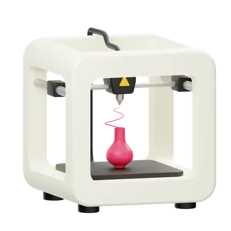 3D Printer  3D Icon