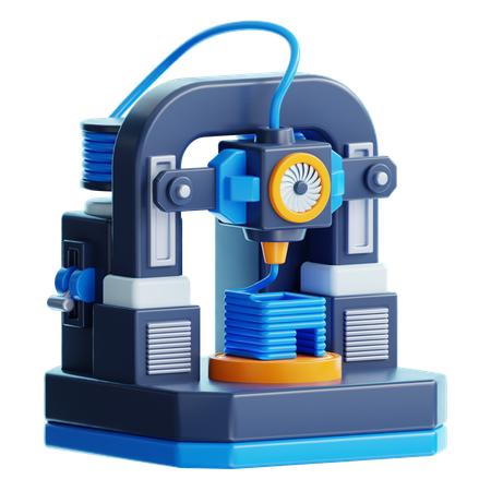 3D PRINTER  3D Icon