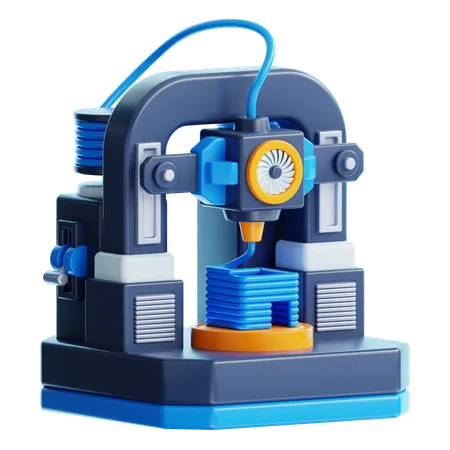 3D PRINTER  3D Icon