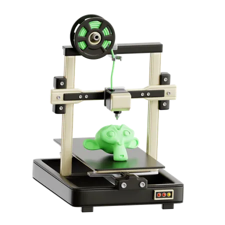 3D Printer  3D Icon