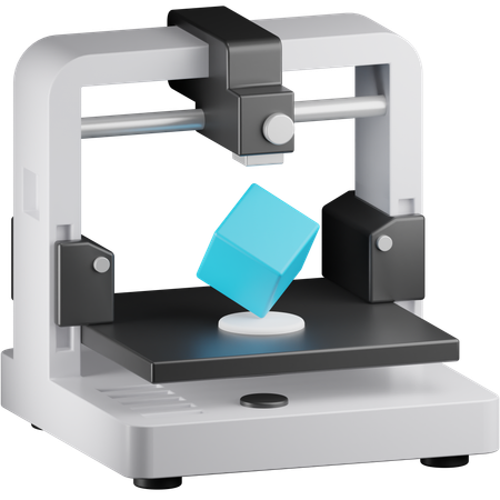 3D Printer  3D Icon