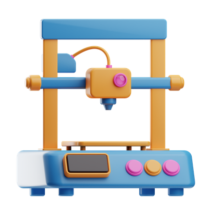 3D Printer  3D Icon