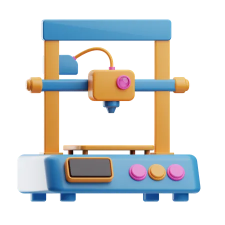 3D Printer  3D Icon