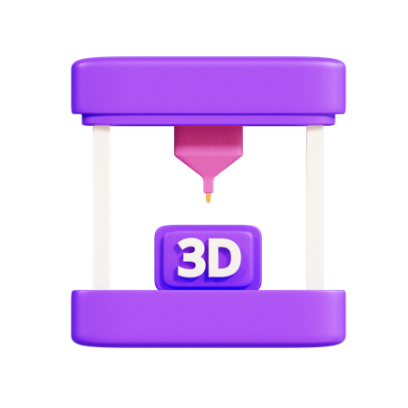3D Printing  3D Icon