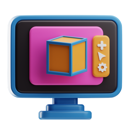 3D Printing Software  3D Icon
