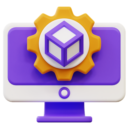 3D Prototyping  3D Icon