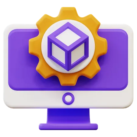 3D Prototyping  3D Icon