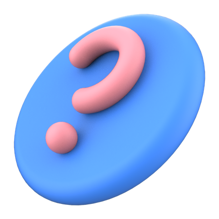 3d Question Mark  3D Illustration