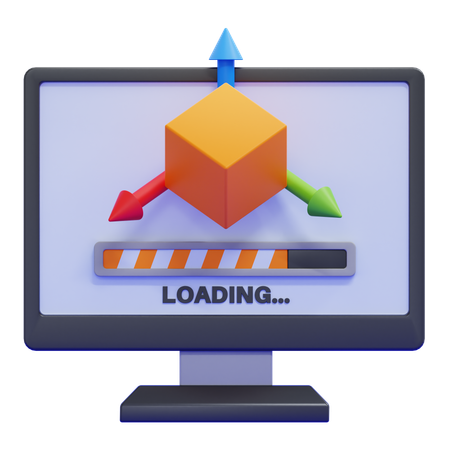 3D Render Engine  3D Icon