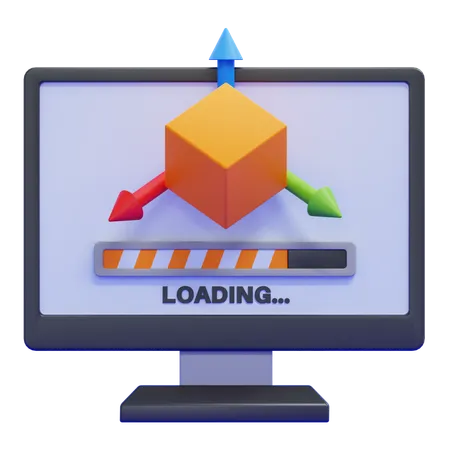 3D Render Engine  3D Icon