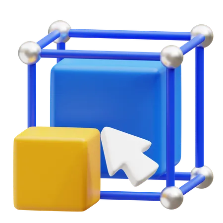 3D Scale Object  3D Icon
