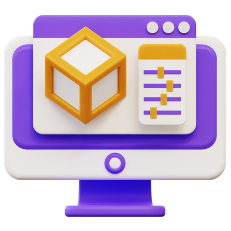 3D Software Settings  3D Icon