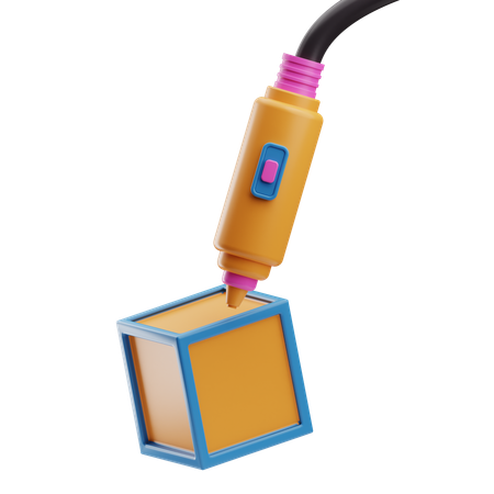 3D Stift  3D Icon