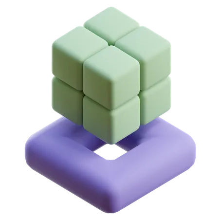 3D-Würfel  3D Icon