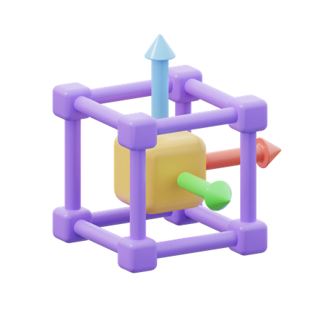 3D-Würfeldesign  3D Icon