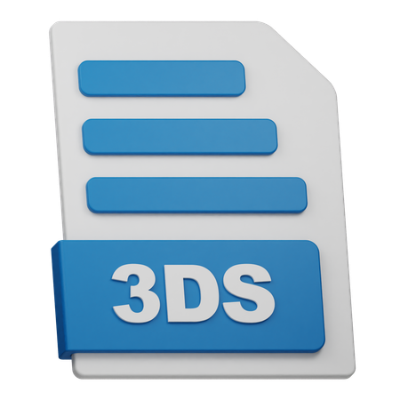 Archivo 3ds  3D Icon