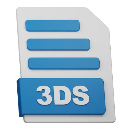 Archivo 3ds  3D Icon