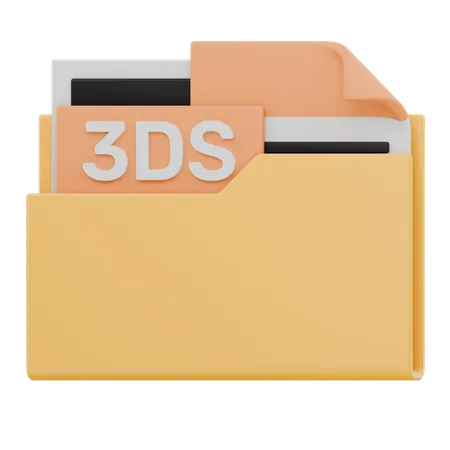 3Ds-Dateiordner  3D Icon