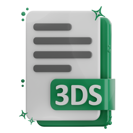 3Ds FILE  3D Icon