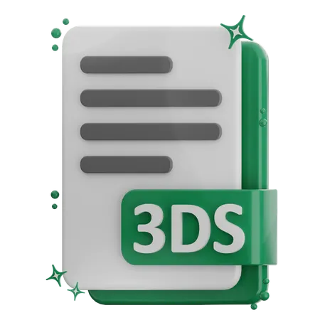3Ds FILE  3D Icon