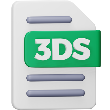 3ds File  3D Icon