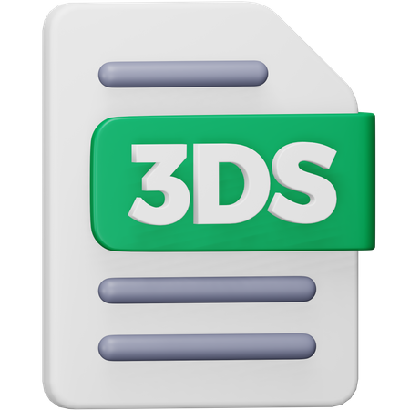 3ds File  3D Icon