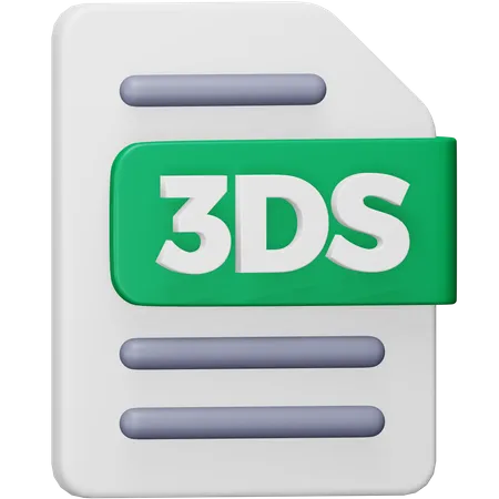 3ds File  3D Icon