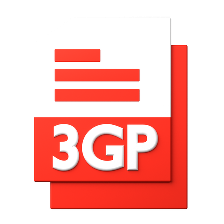 3gp-Datei  3D Icon