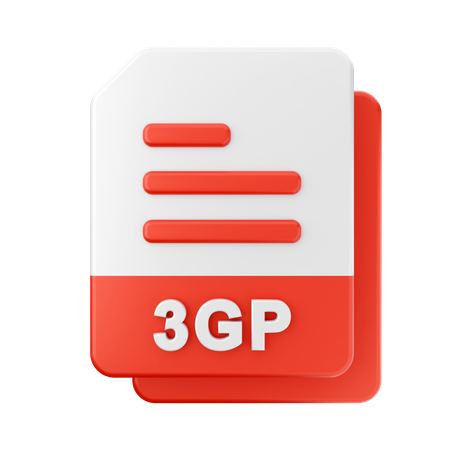 3gp-Datei  3D Icon