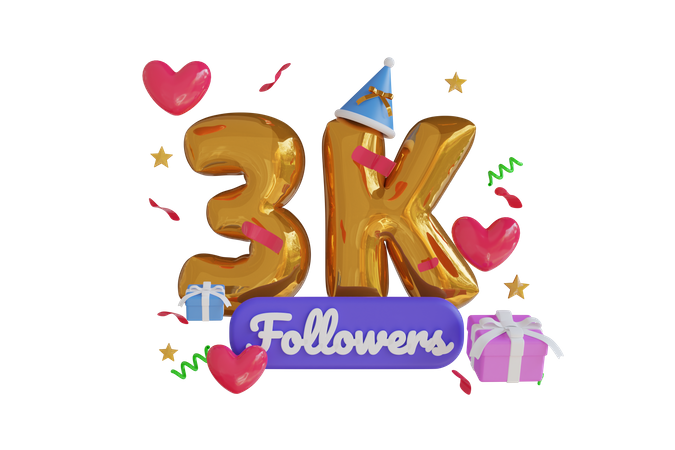 3k  3D Icon