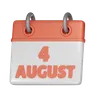 4 August