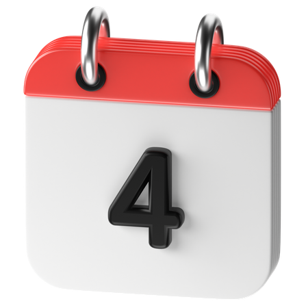 4 data  3D Icon