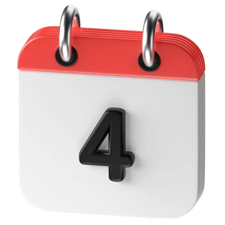 4 data  3D Icon